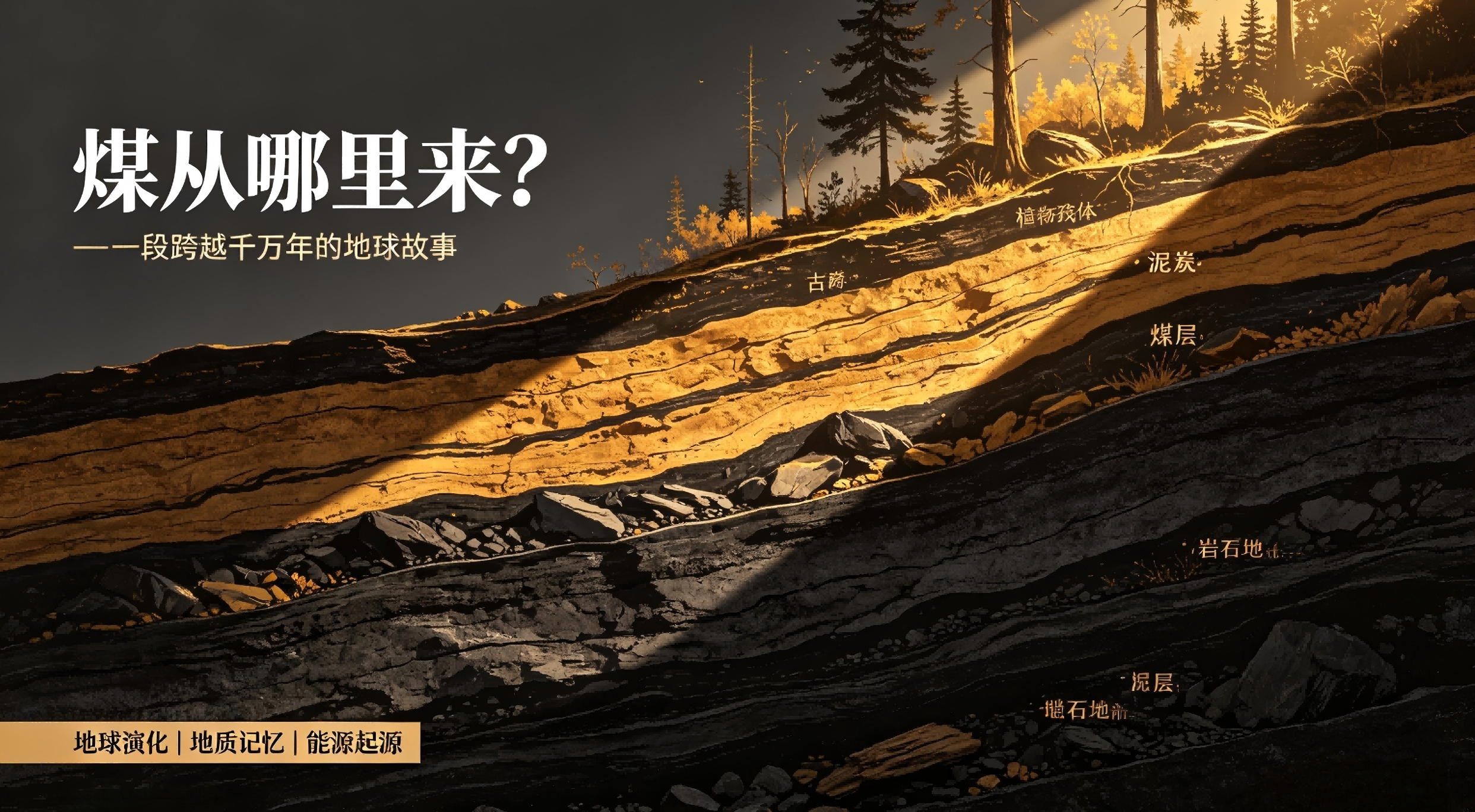煤从哪里来？ ——一段跨越千万年的地球故事